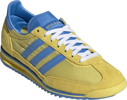 Sporty & Rich x Adidas SL72 "Light Yellow/Real Blue"