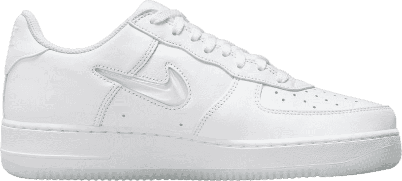 Nike Air Force 1 Low Color of the Month Jewel Swoosh Triple White
