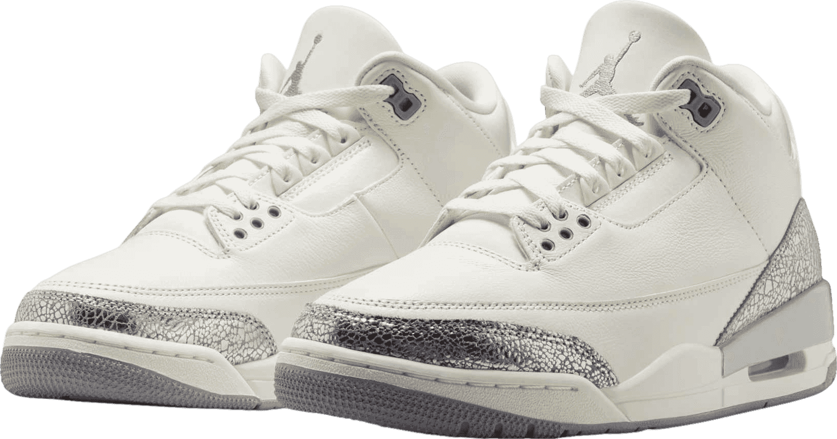 Air Jordan 3 Sail/Metallic Silver (W)