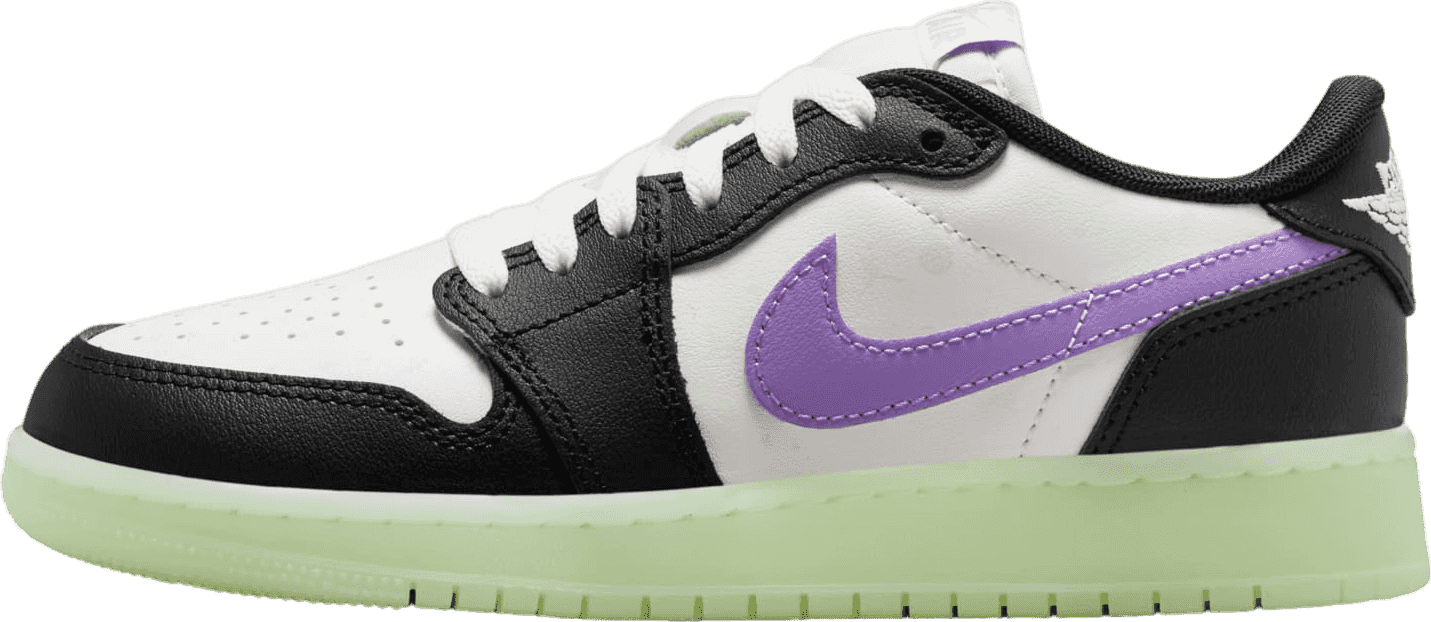 Air Jordan 1 Low Black Raspberry (GS)
