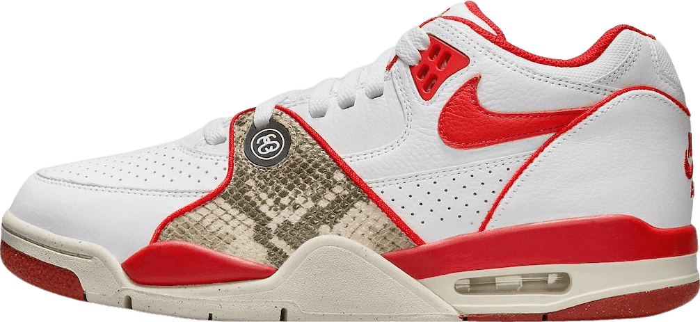 Nike Air Flight 89 Low Stussy Habanero Red