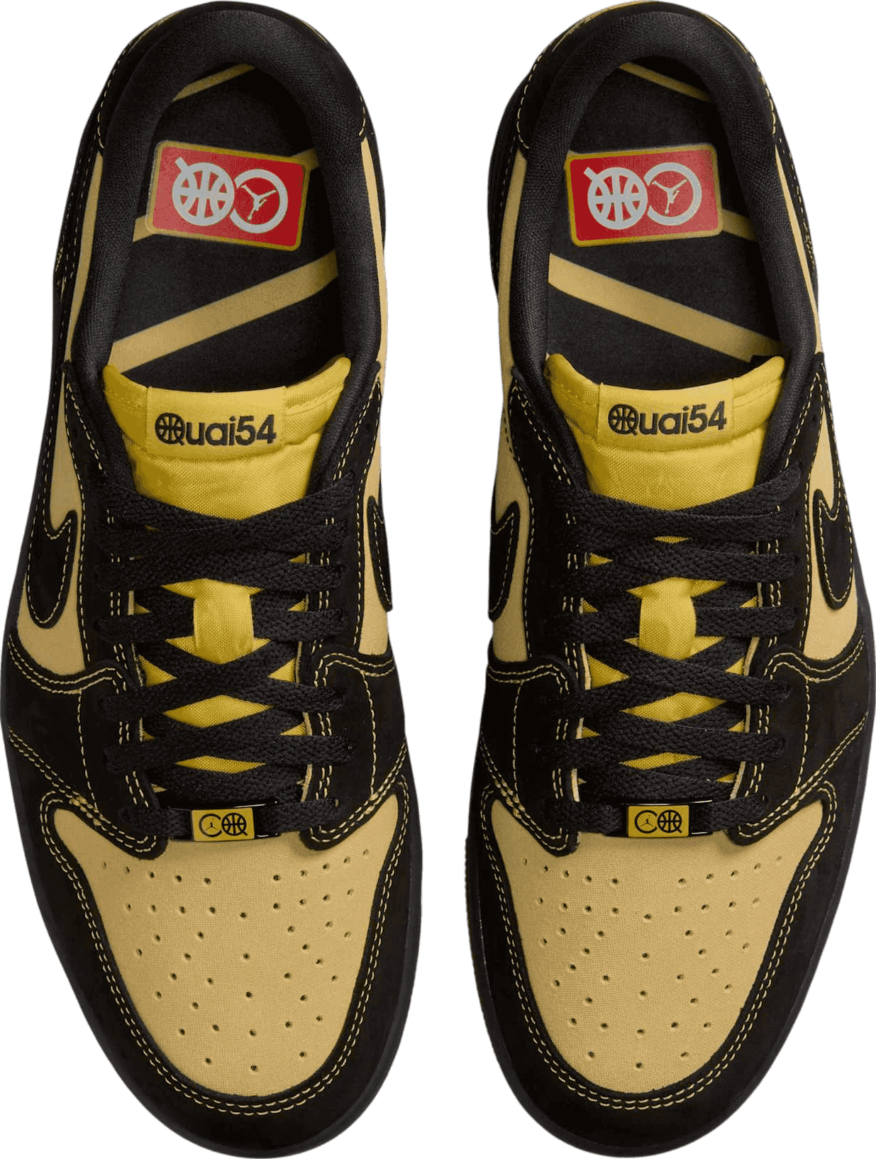 Quai 54 x Air Jordan 1 Retro Low Tour Yellow/Black