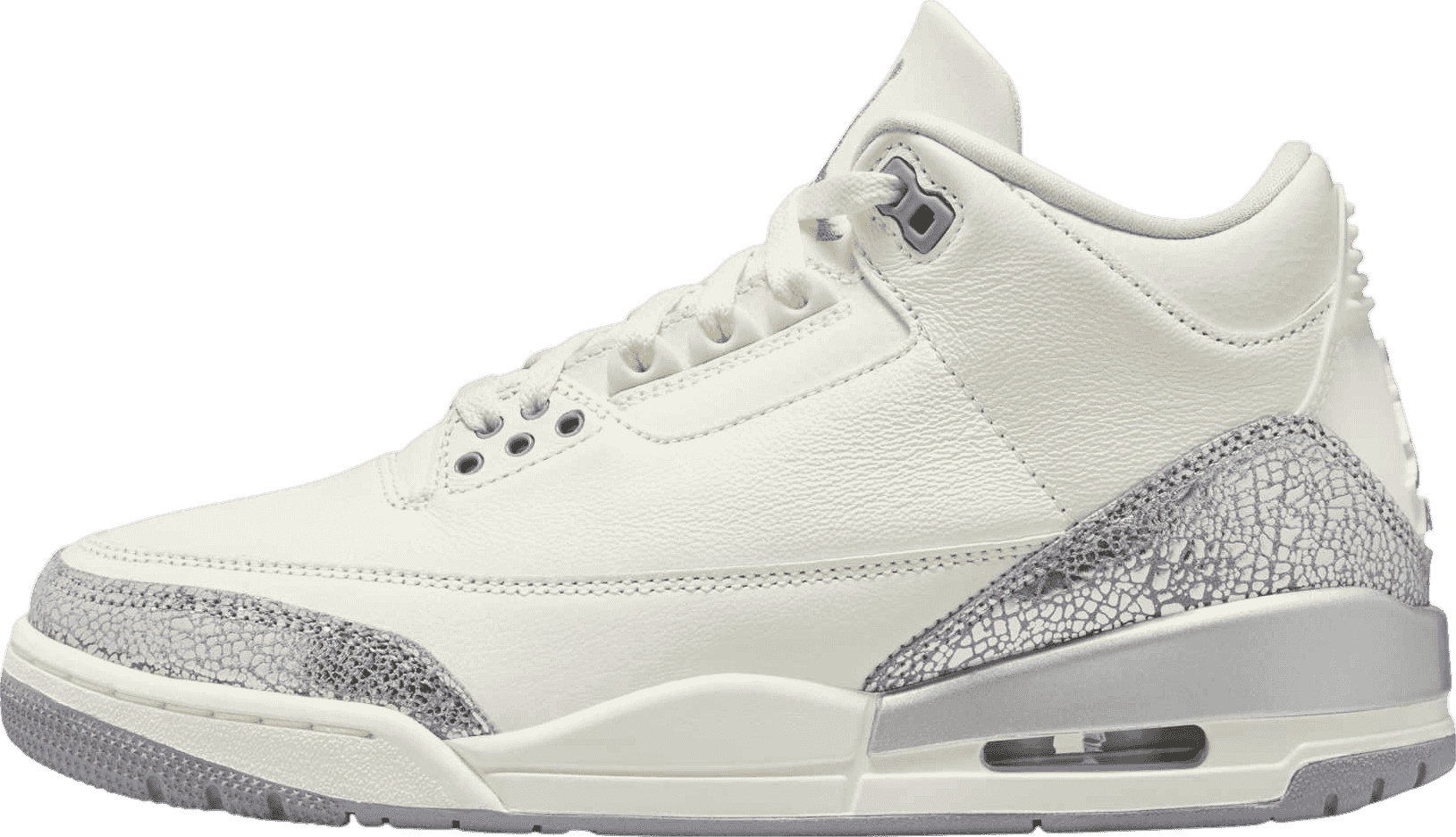 Air Jordan 3 Sail/Metallic Silver (W)