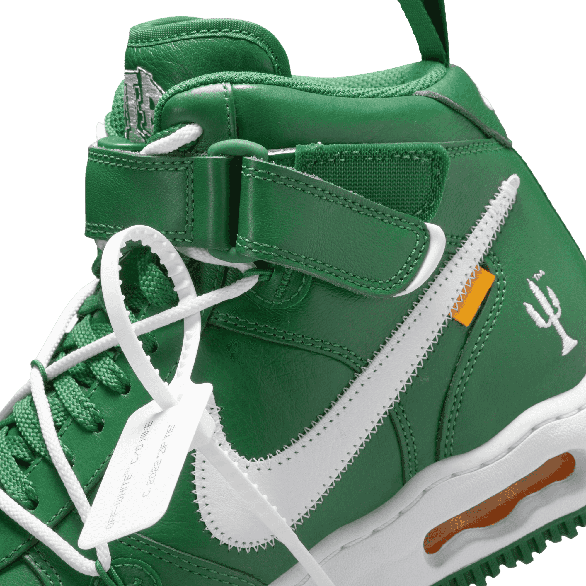 Nike Air Force 1 Mid Off-White Pine Green