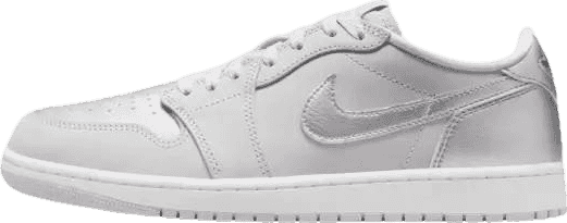 Air Jordan 1 Low Metallic Silver