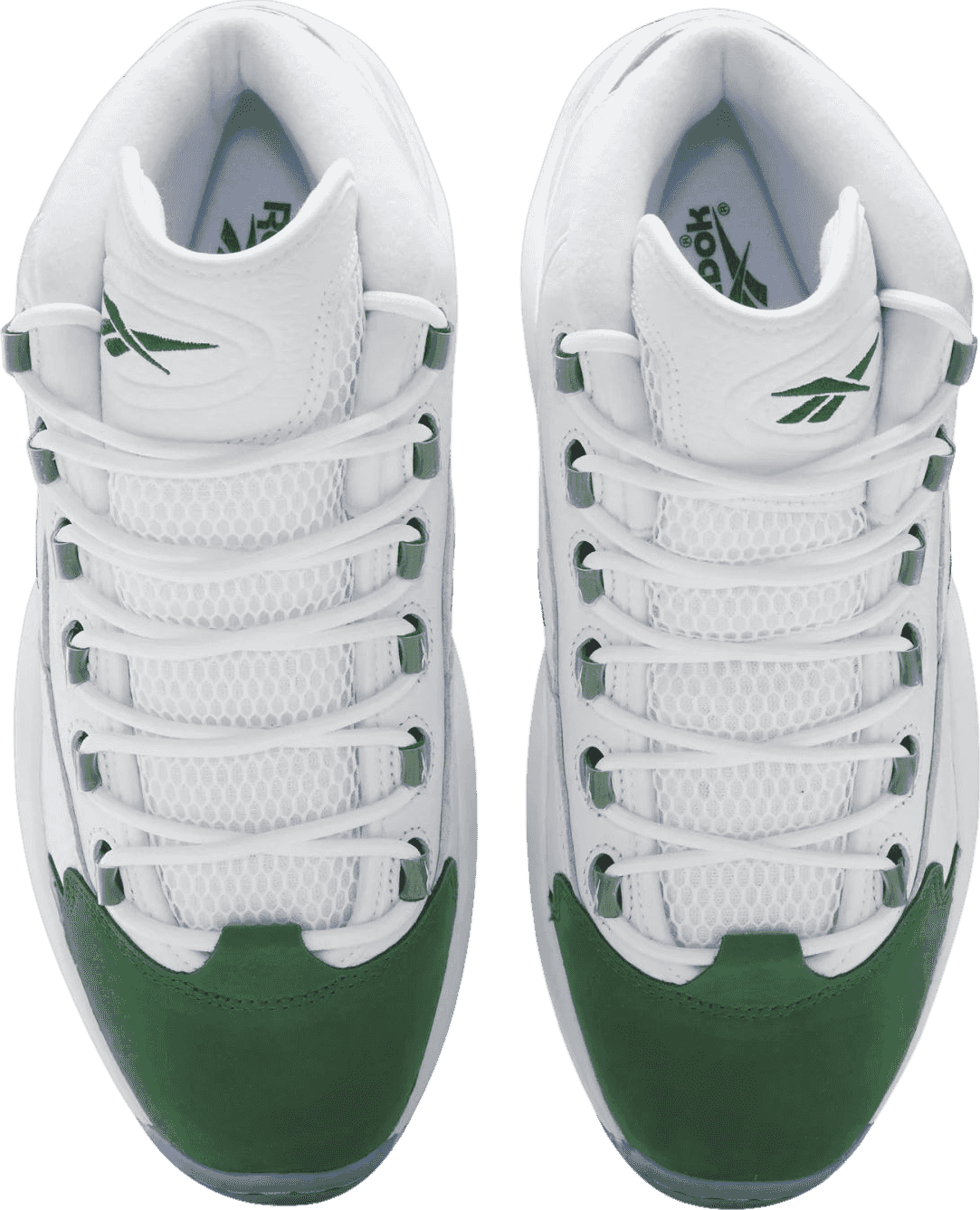 Reebok Question Mid Green Toe