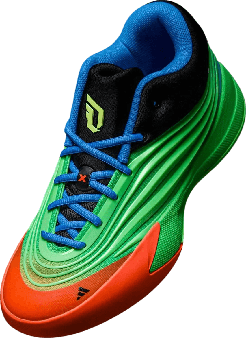 Adidas Dame 10 Lime Burst/Signal Orange
