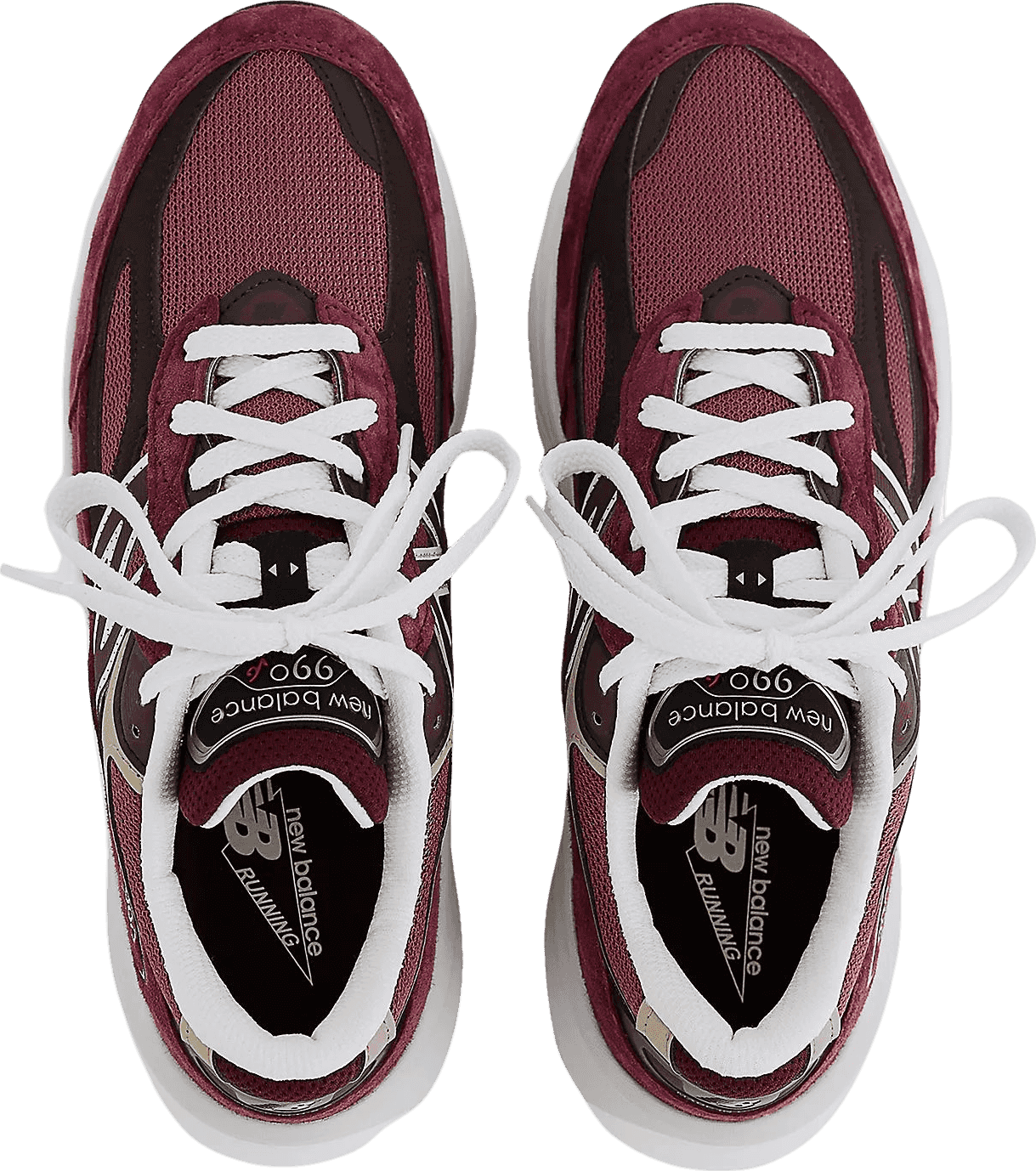 New Balance 990v6 Burgundy/Tan