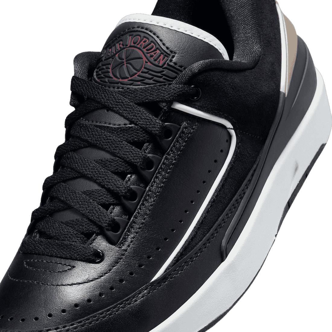 Air Jordan 2 Low Black Metallic Gold (W)