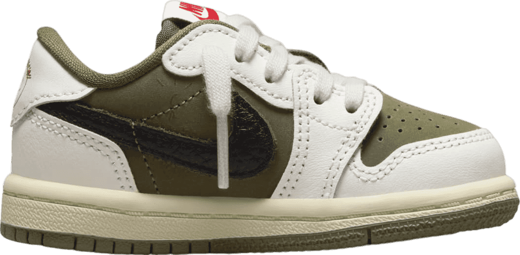 Travis Scott x Air Jordan 1 Low Medium Olive (TD)
