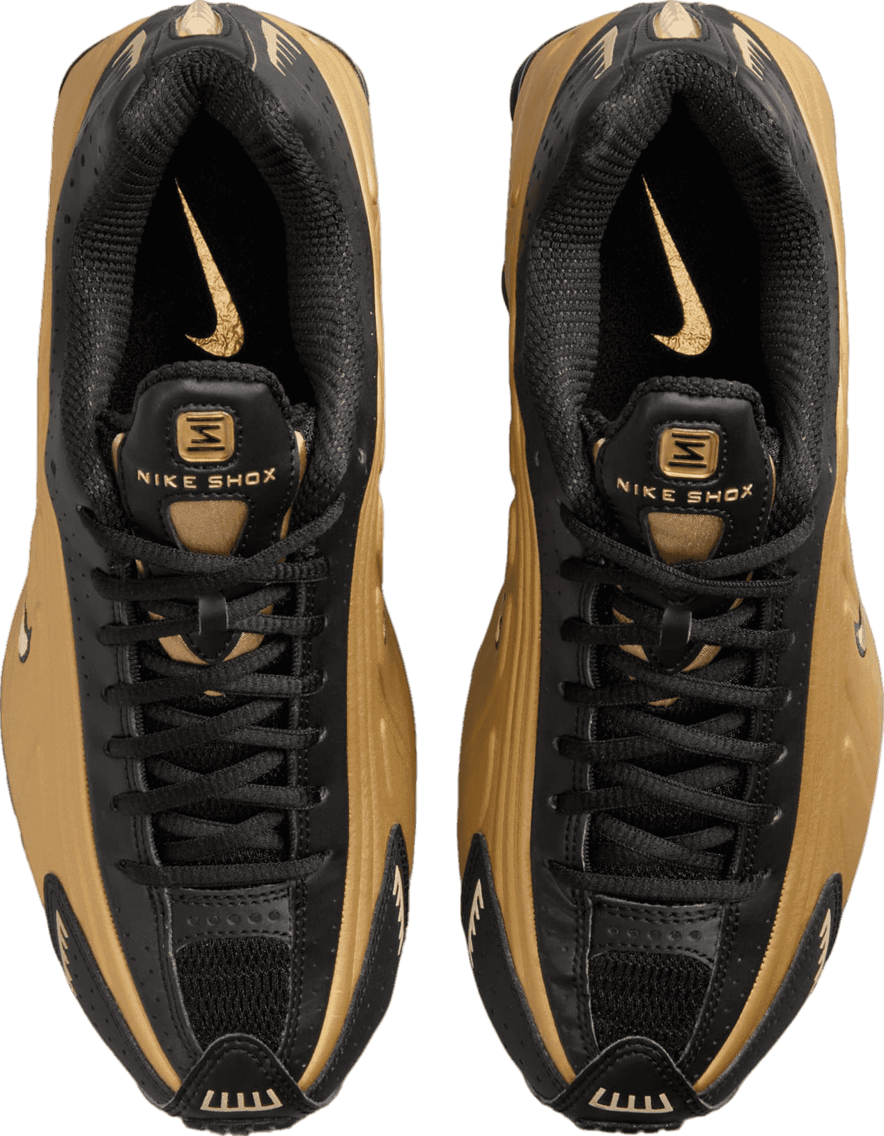 Nike Shox R4 Black Metallic Gold (W)
