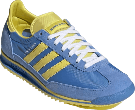 Sporty & Rich x Adidas SL72 "Real Blue/Light Yellow"