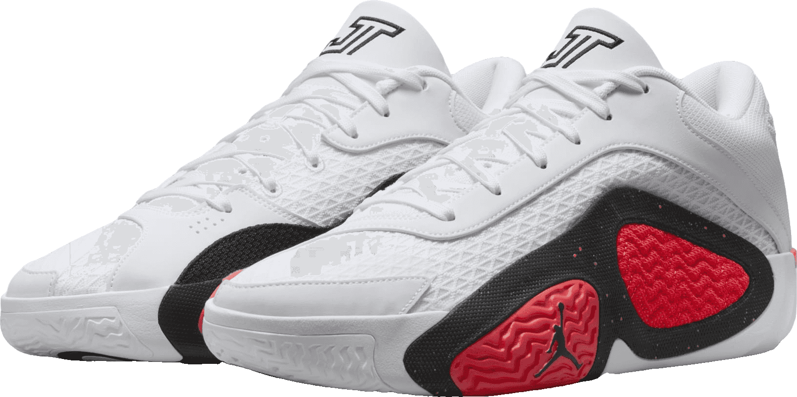 Jordan Tatum 2 White/Bright Crimson