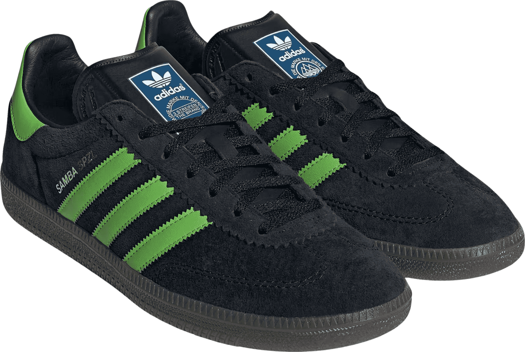 adidas Samba Deco SPZL Black Lucid Lime