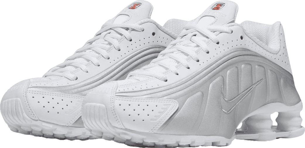 Nike Shox R4 White Metallic (W)