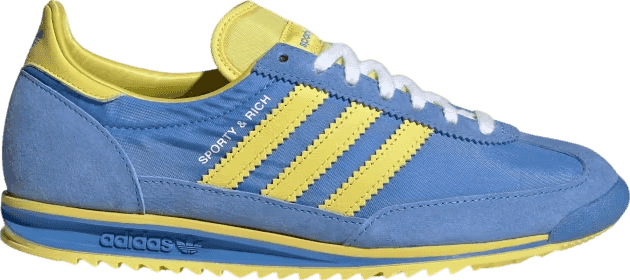 Sporty & Rich x Adidas SL72 "Real Blue/Light Yellow"
