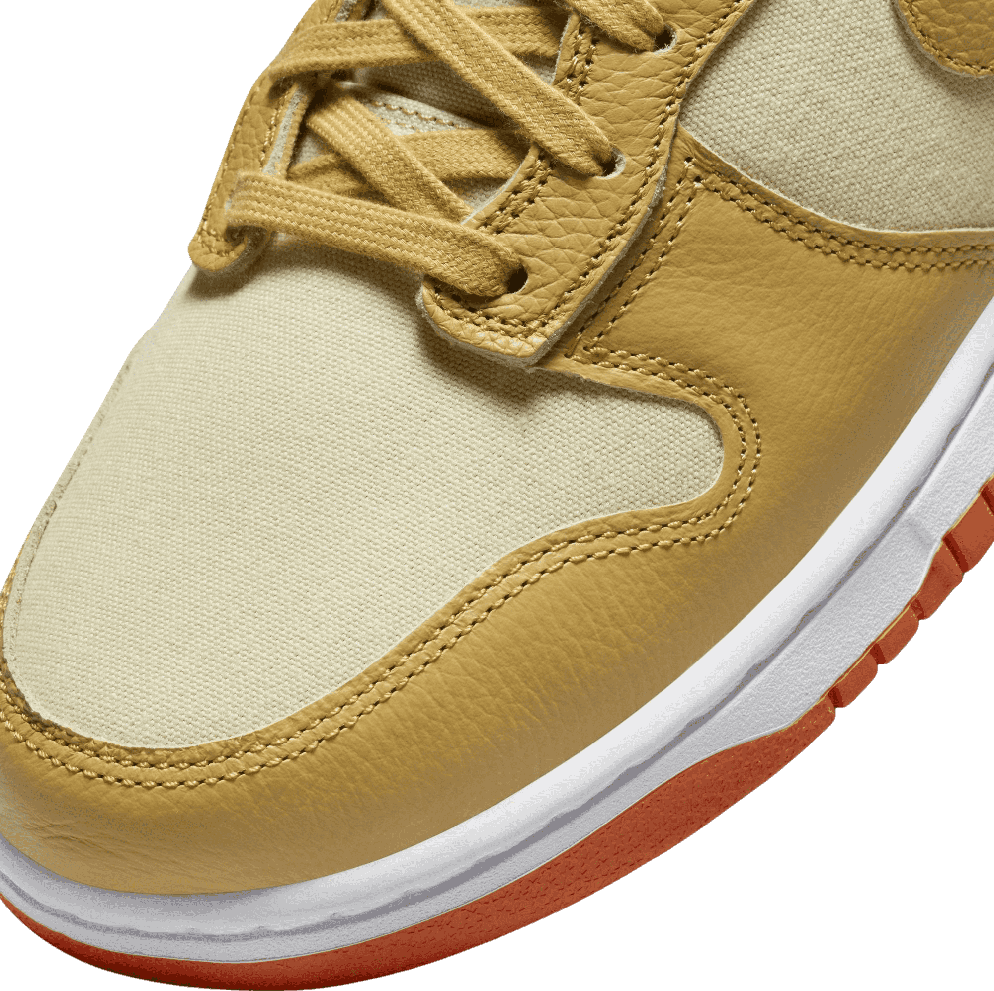 Nike Dunk High Gold Canvas