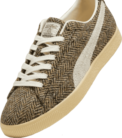 Puma Clyde Harris Tweed Sugared Almond