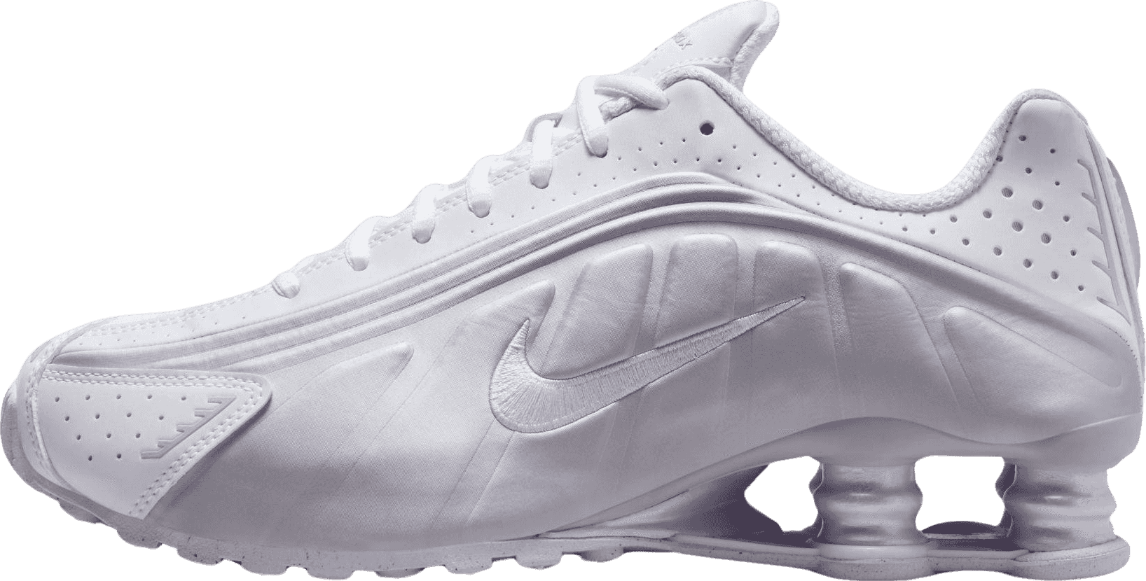 Nike Shox R4 White/Metallic Platinum (W)