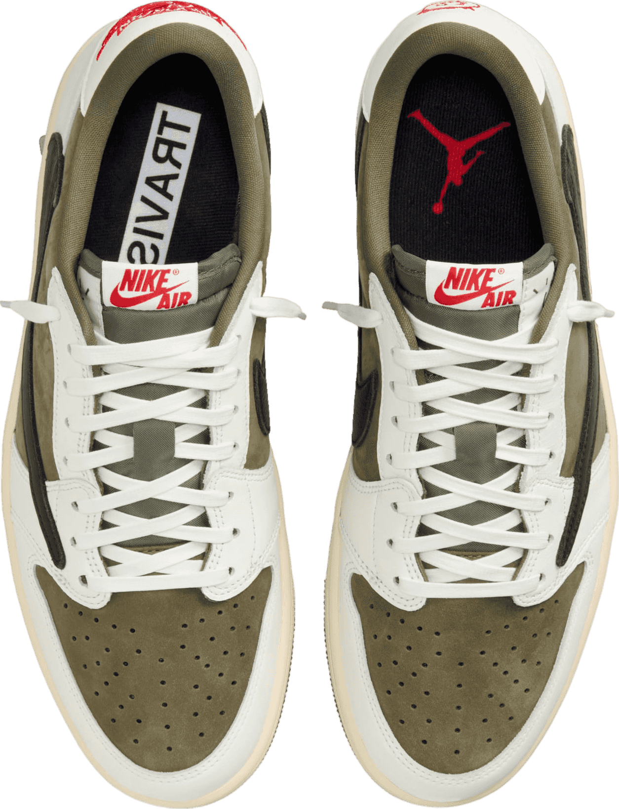 Travis Scott x Air Jordan 1 Low Medium Olive