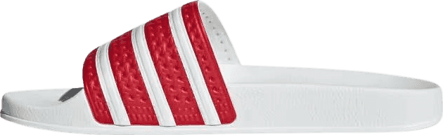 adidas Adilette Slides Better Scarlet