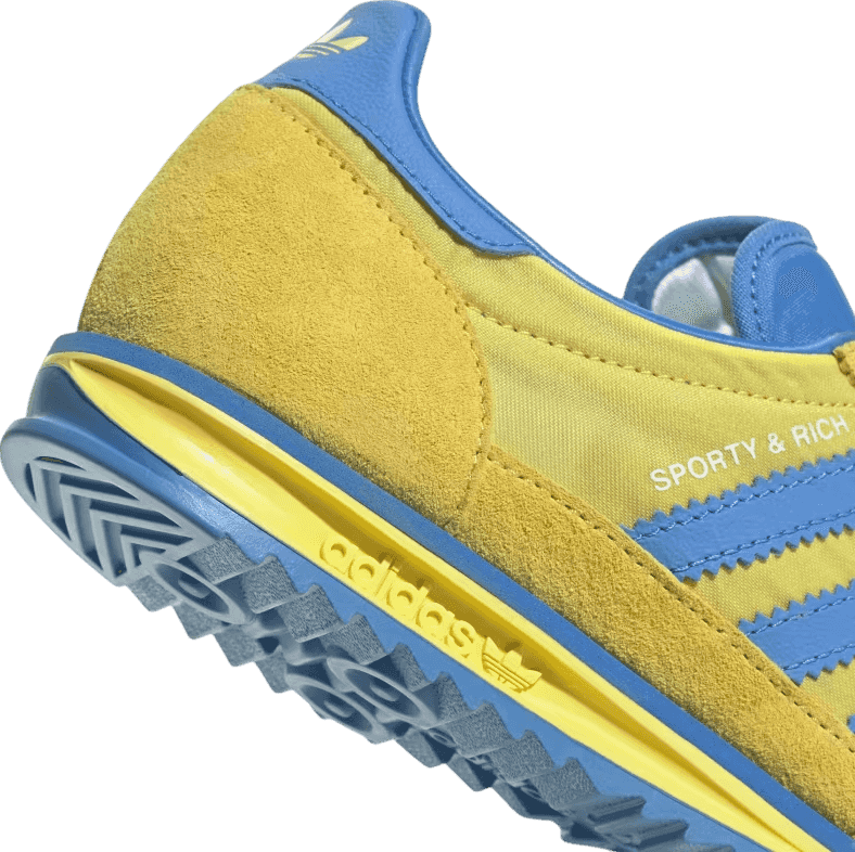 Sporty & Rich x Adidas SL72 "Light Yellow/Real Blue"