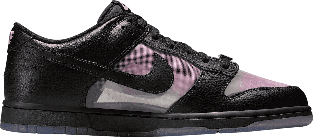 Nike Dunk Low Transparent Black/Pink Rise