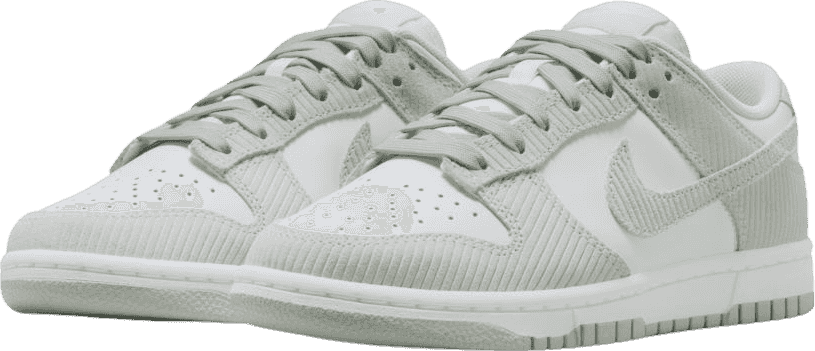Nike Dunk Low Light Silver Corduroy (W)