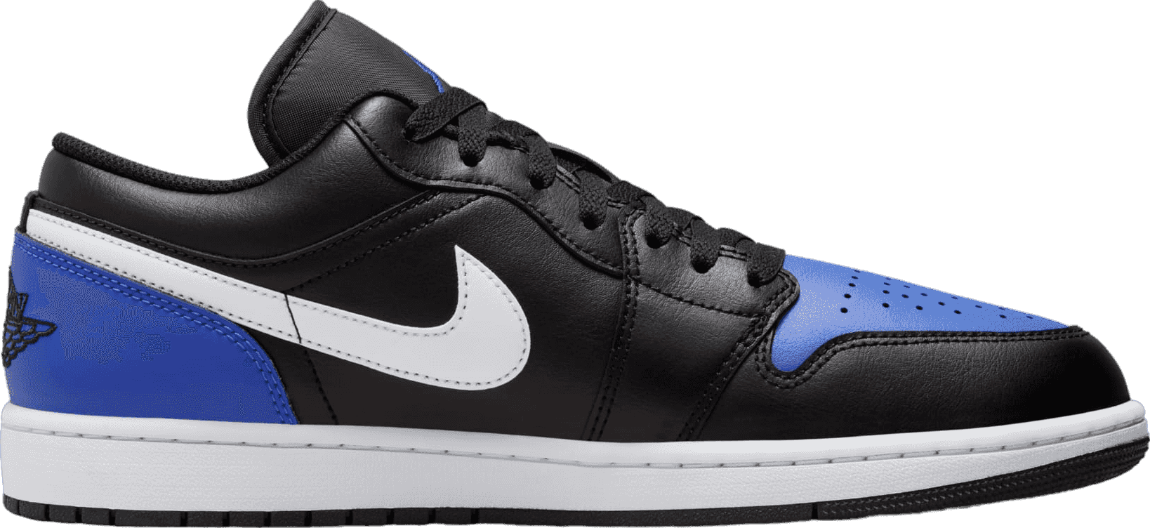 Air Jordan 1 Low Black Royal Toe