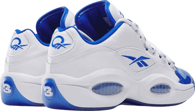 Reebok Question Low Blue Toe