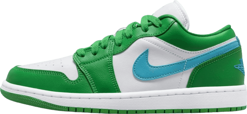 Air Jordan 1 Low Lucky Green Aquatone (W)