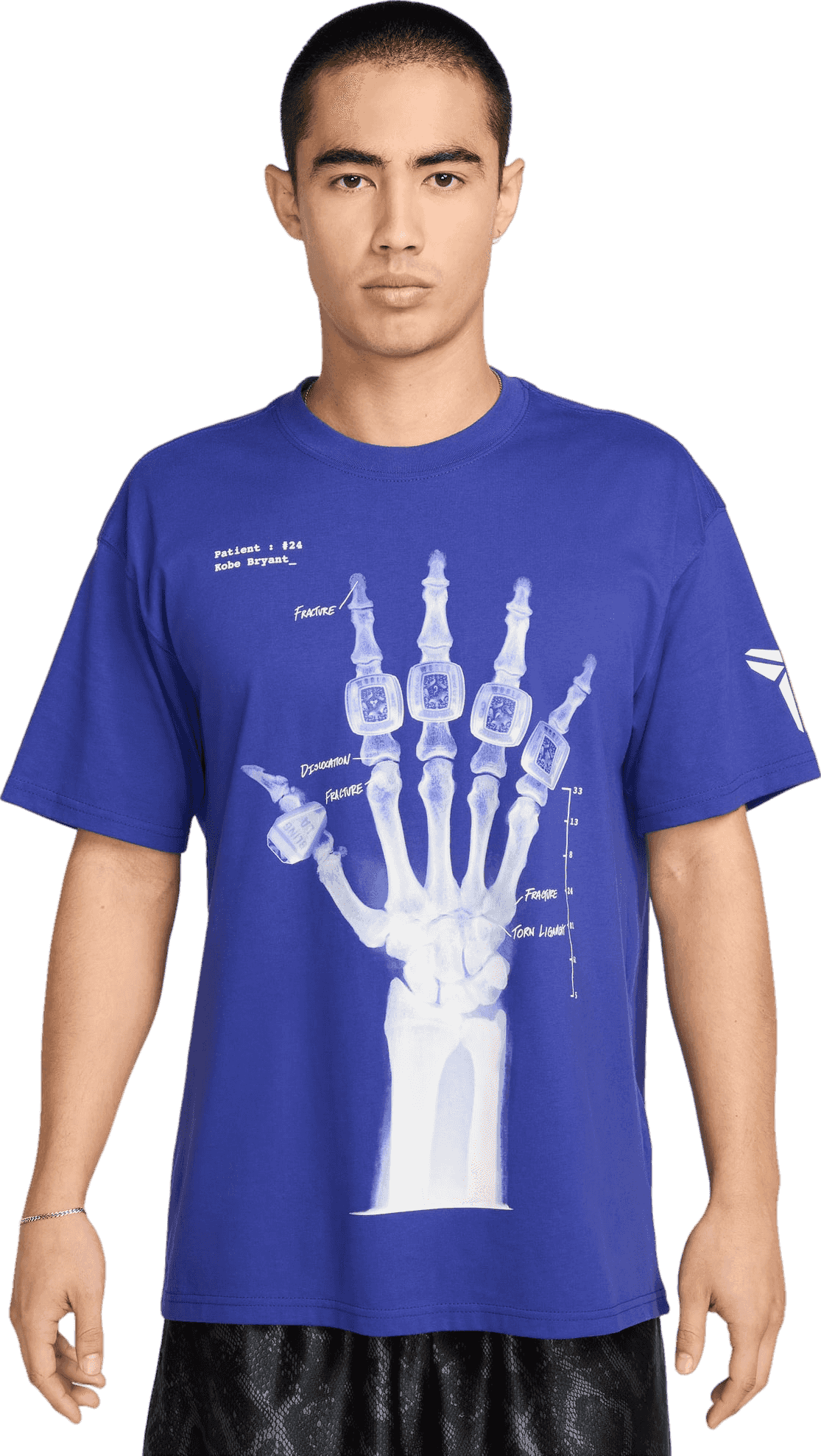 Nike Kobe Bryant Broken Not Beaten T-shirt Light Concord