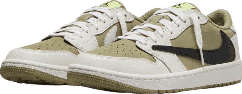 Air Jordan 1 Low Golf Travis Scott Neutral Olive