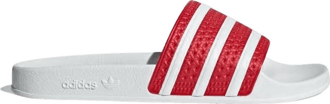 adidas Adilette Slides Better Scarlet
