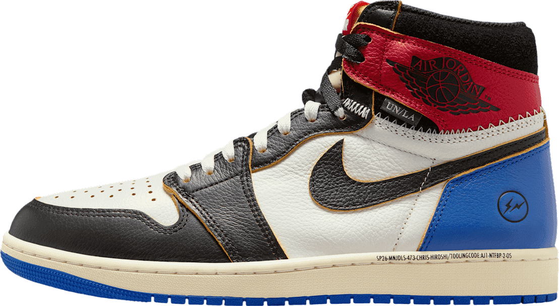 Union LA x Fragment x Air Jordan 1 High Red/Sport Royal