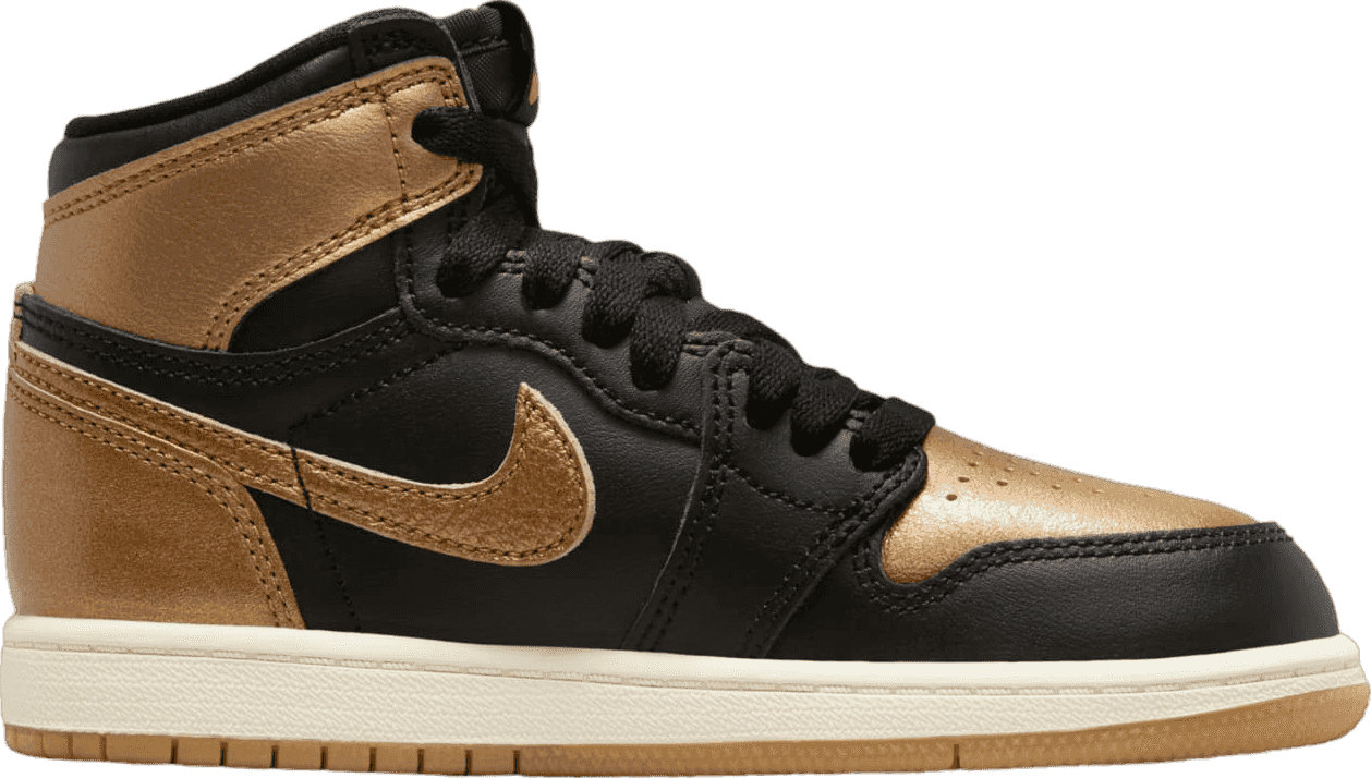 Air Jordan 1 High Black/Gold (PS)