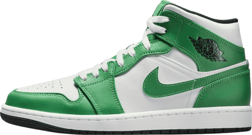 Air Jordan 1 Mid Lucky Green