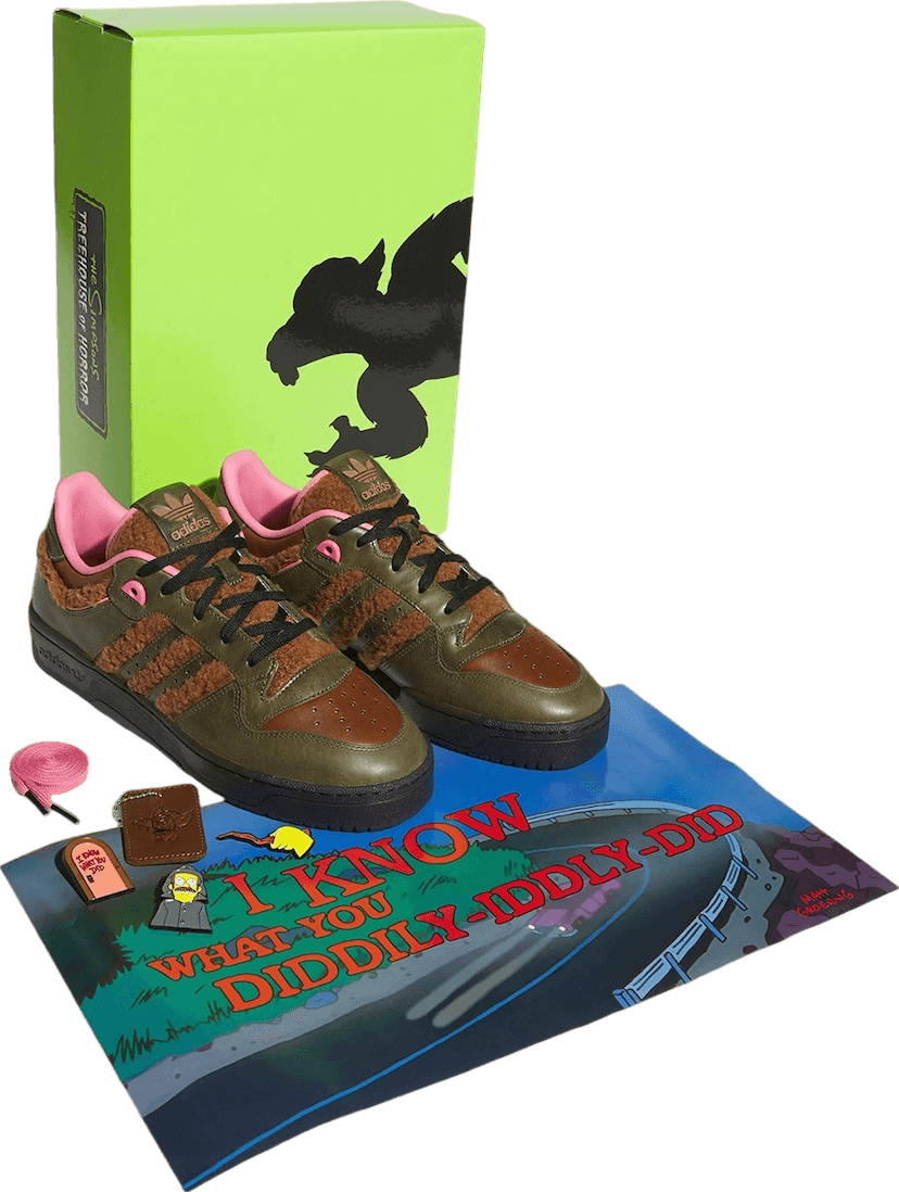 The Simpsons x adidas Rivalry Low “Werewolf Flanders"