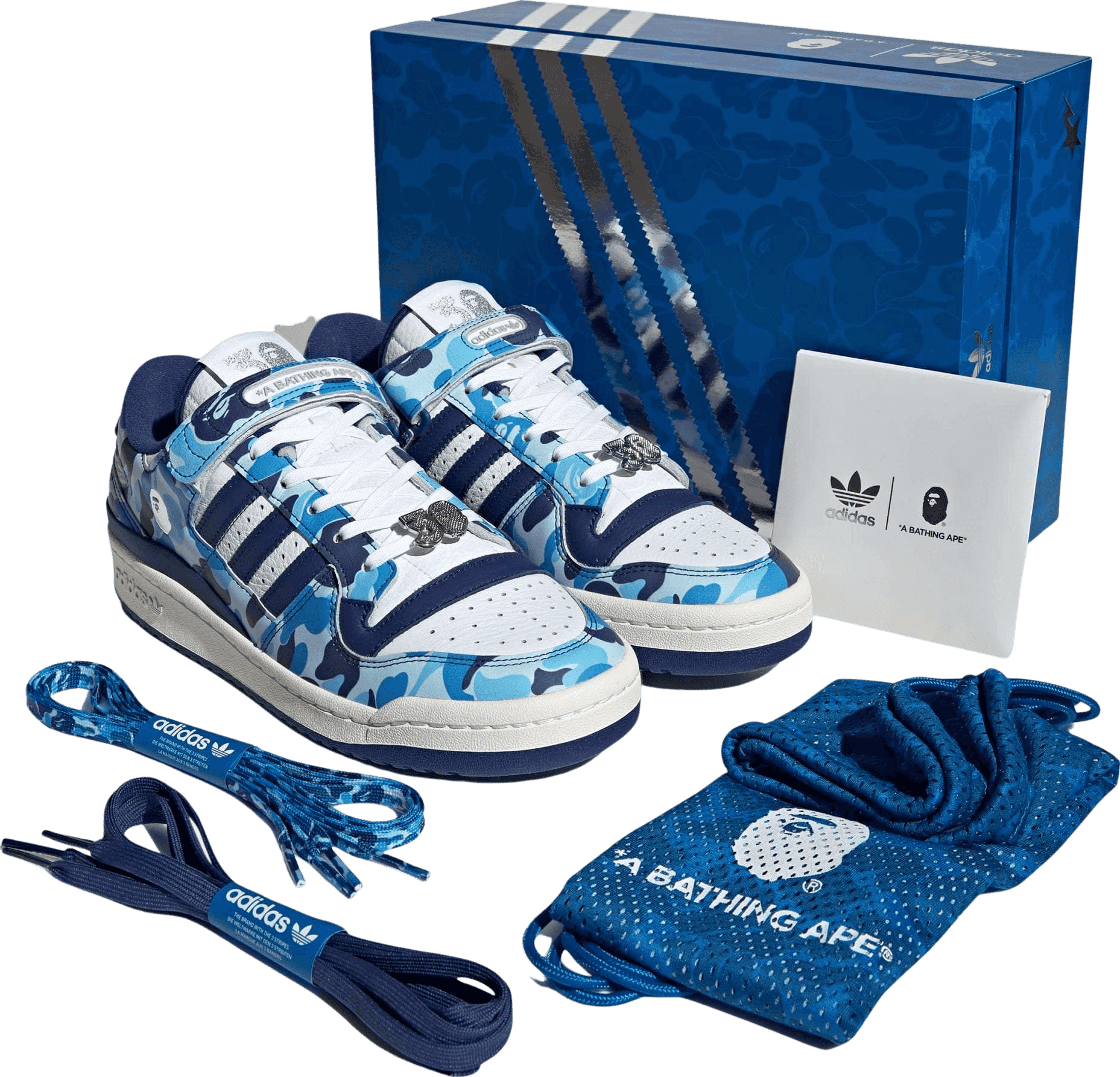 adidas Forum 84 Low Bape Blue Camo