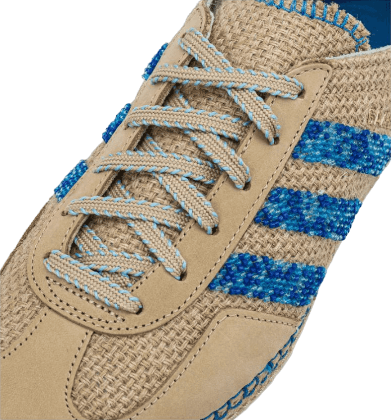 Clot x Adidas Gazelle Linen Khaki/Light Blue
