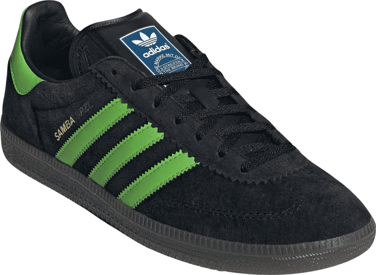adidas Samba Deco SPZL Black Lucid Lime