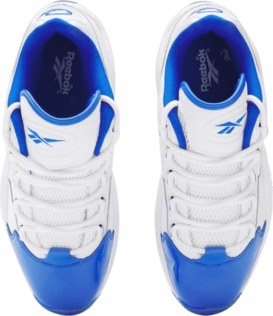 Reebok Question Low Blue Toe