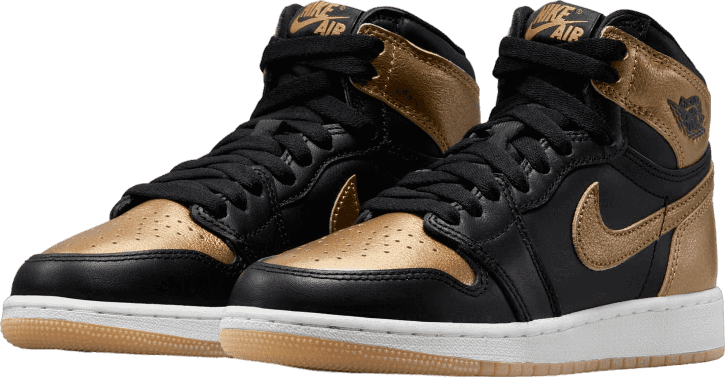 Air Jordan 1 High Black/Gold (GS)