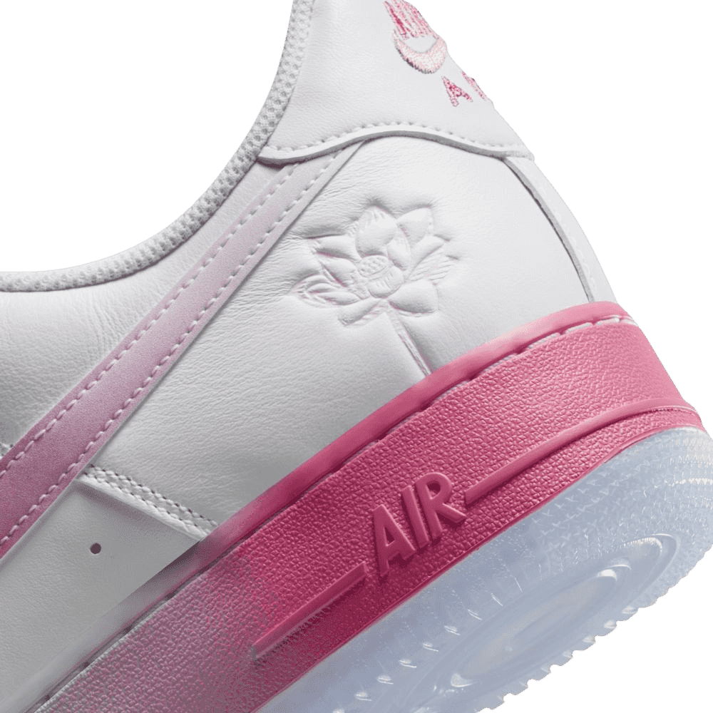 SwiftSole - Nike Air Force 1 Low Gold Mountain White/Lotus Pink