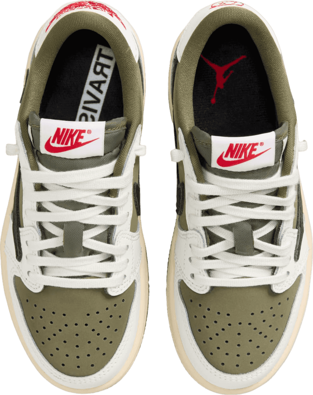 Travis Scott x Air Jordan 1 Low Medium Olive (GS)