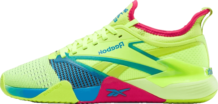 Reebok Nano Court Lime/Aqua Pink