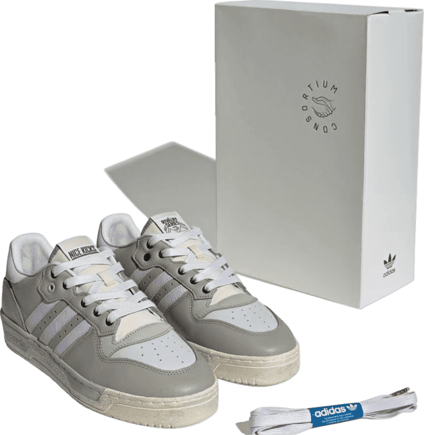 Nice Kicks x Adidas Rivalry Low Cream White