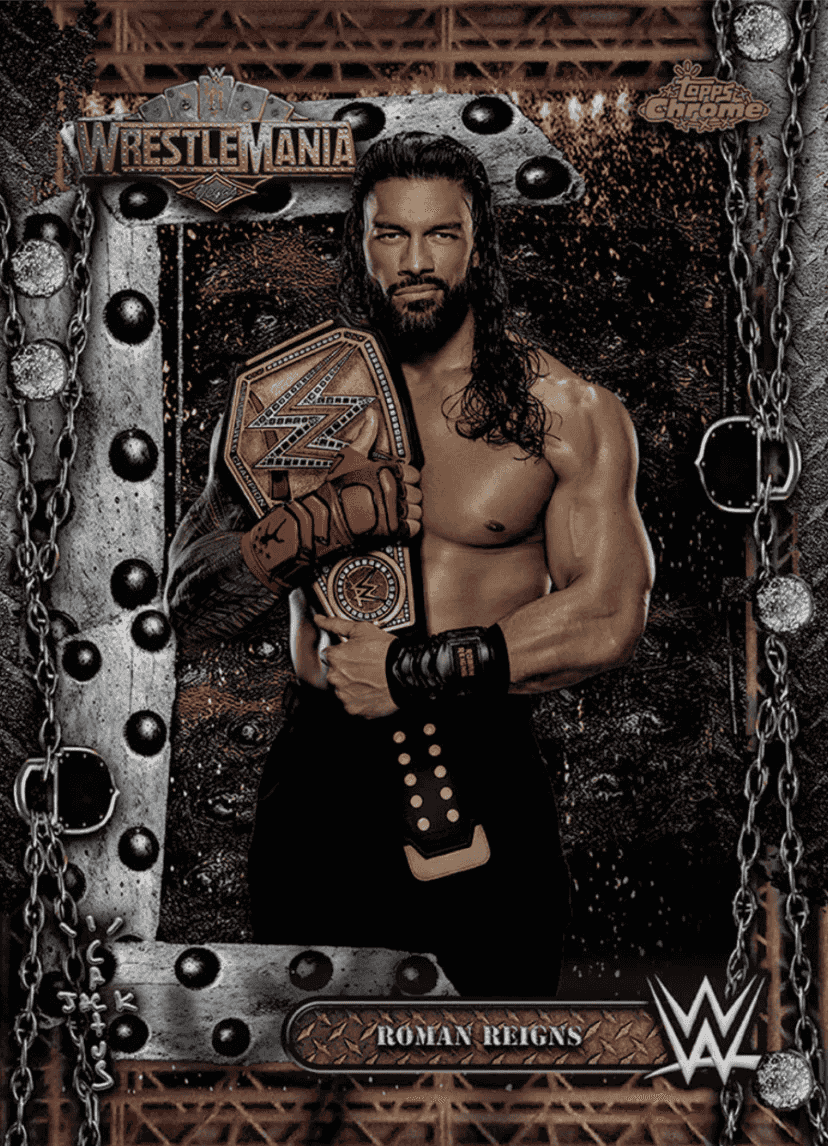 2025 TOPPS CHROME WWE CACTUS JACK X WRESTLEMANIA BOX