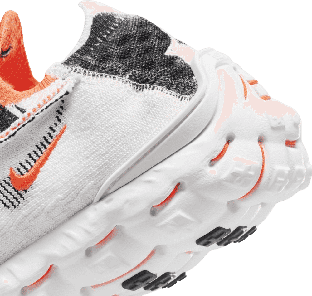 Nike ISPA Mindbody White/Total Orange