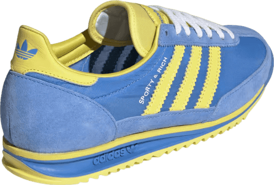 Sporty & Rich x Adidas SL72 "Real Blue/Light Yellow"
